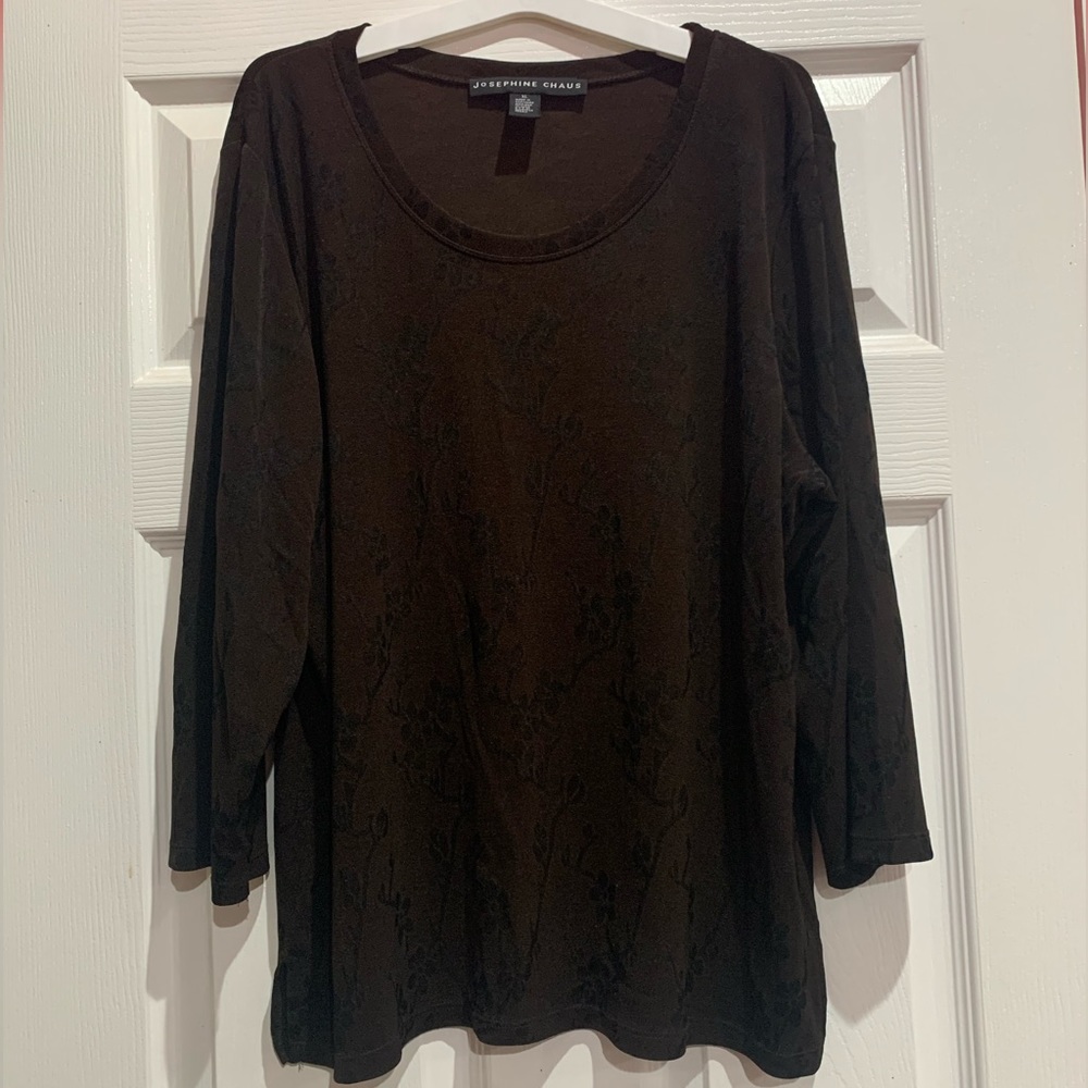 Brown and Black with Felt Designs